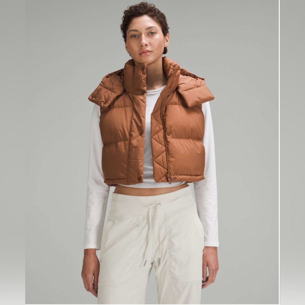🍋NWT Lululemon Wunder Puff Super-Cropped Vest💋